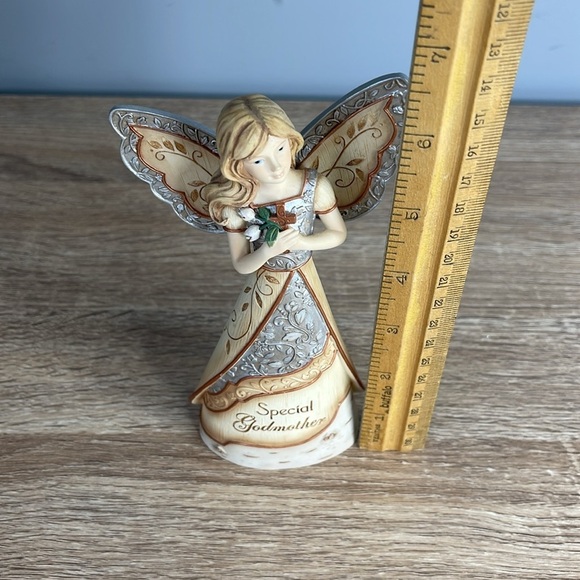 Elements 2009 Special Godmother Angel Figurine Pavillion Gift Co Handcrafted - Picture 9 of 10